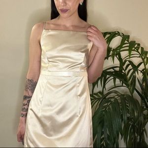 Vera Wang ♡ VINTAGE Champagne Wrap Dress